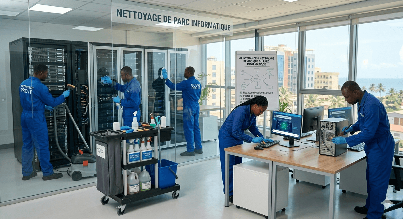 Nettoyage de parc informatique
